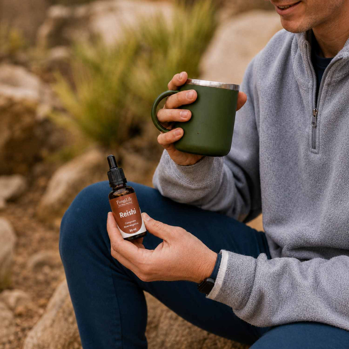 Kit 3 Cogumelo Reishi | Extrato Líquido 30ml