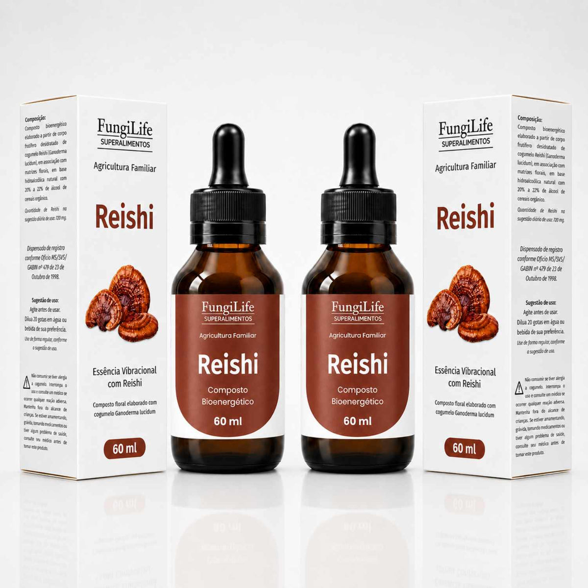 Cogumelo Reishi | Extrato Líquido 60ml