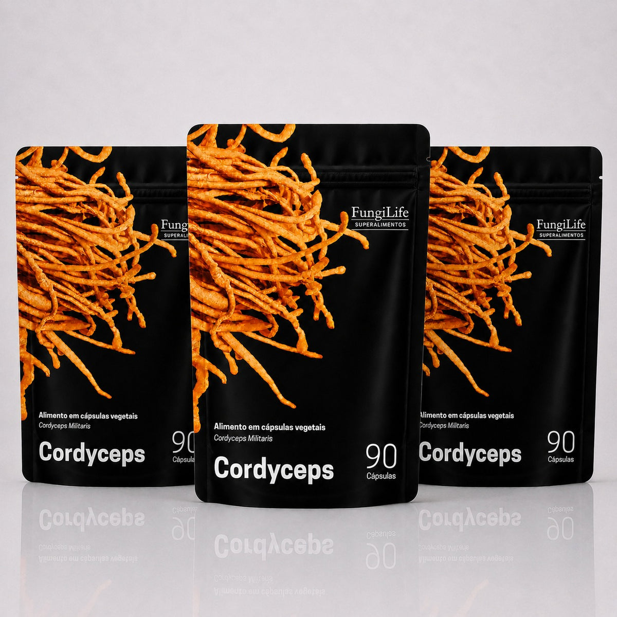 Cogumelo Cordyceps Militaris | Extrato Encapsulado 90 caps