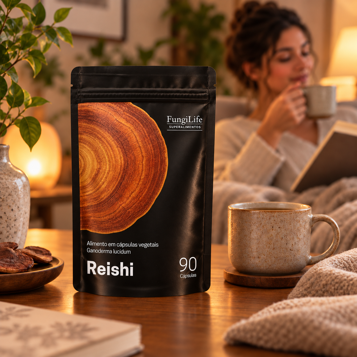 Cogumelo Reishi | Extrato Encapsulado 90 caps