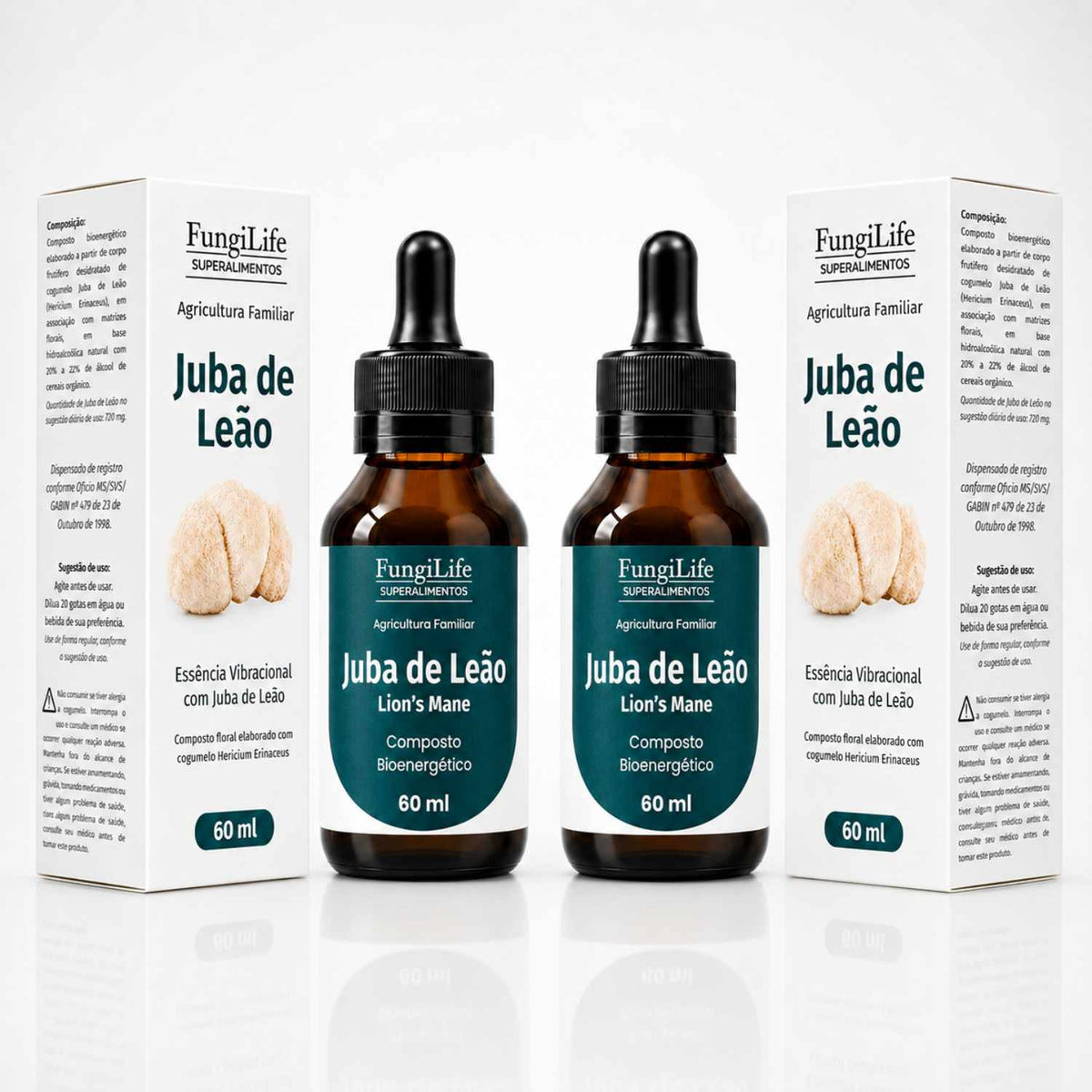 Cogumelo Juba de Leão | Extrato Líquido 60ml